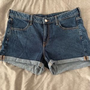 Denim shorts